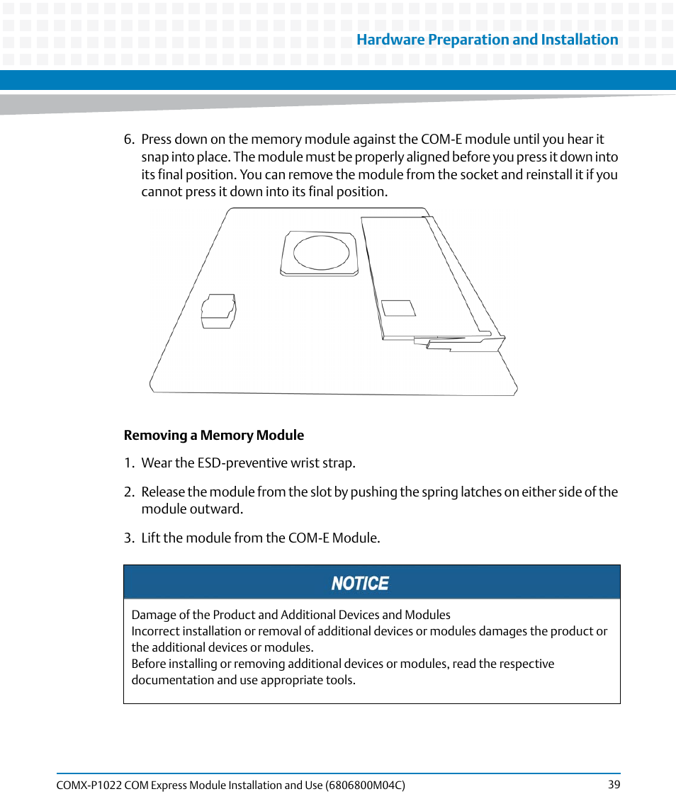 Artesyn COMX-P1022 Installation and Use (July 2014) User Manual | Page 39 / 84