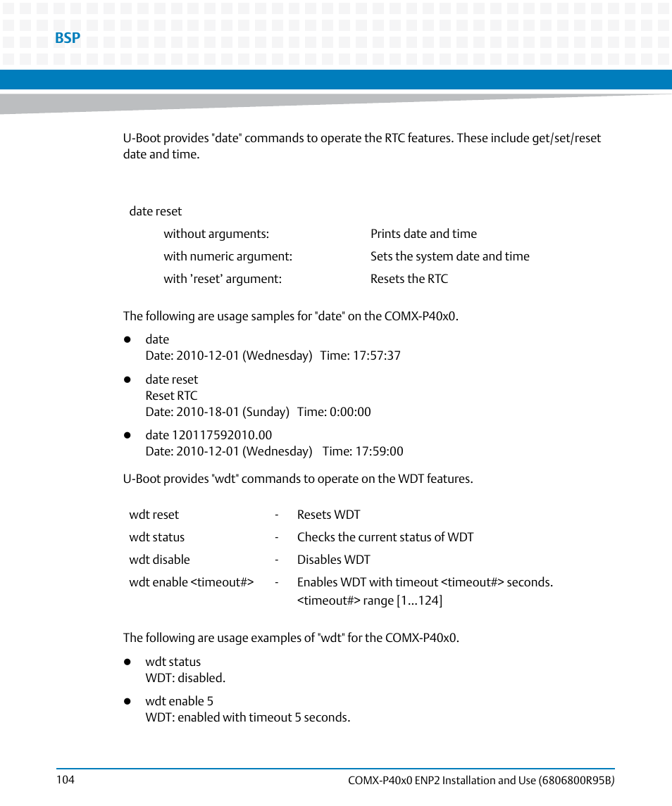 Artesyn COMX-P40x0 ENP2 Installation and Use (August 2014) User Manual | Page 104 / 130