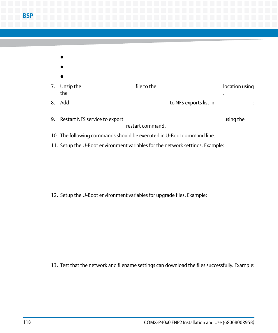 Artesyn COMX-P40x0 ENP2 Installation and Use (August 2014) User Manual | Page 118 / 130
