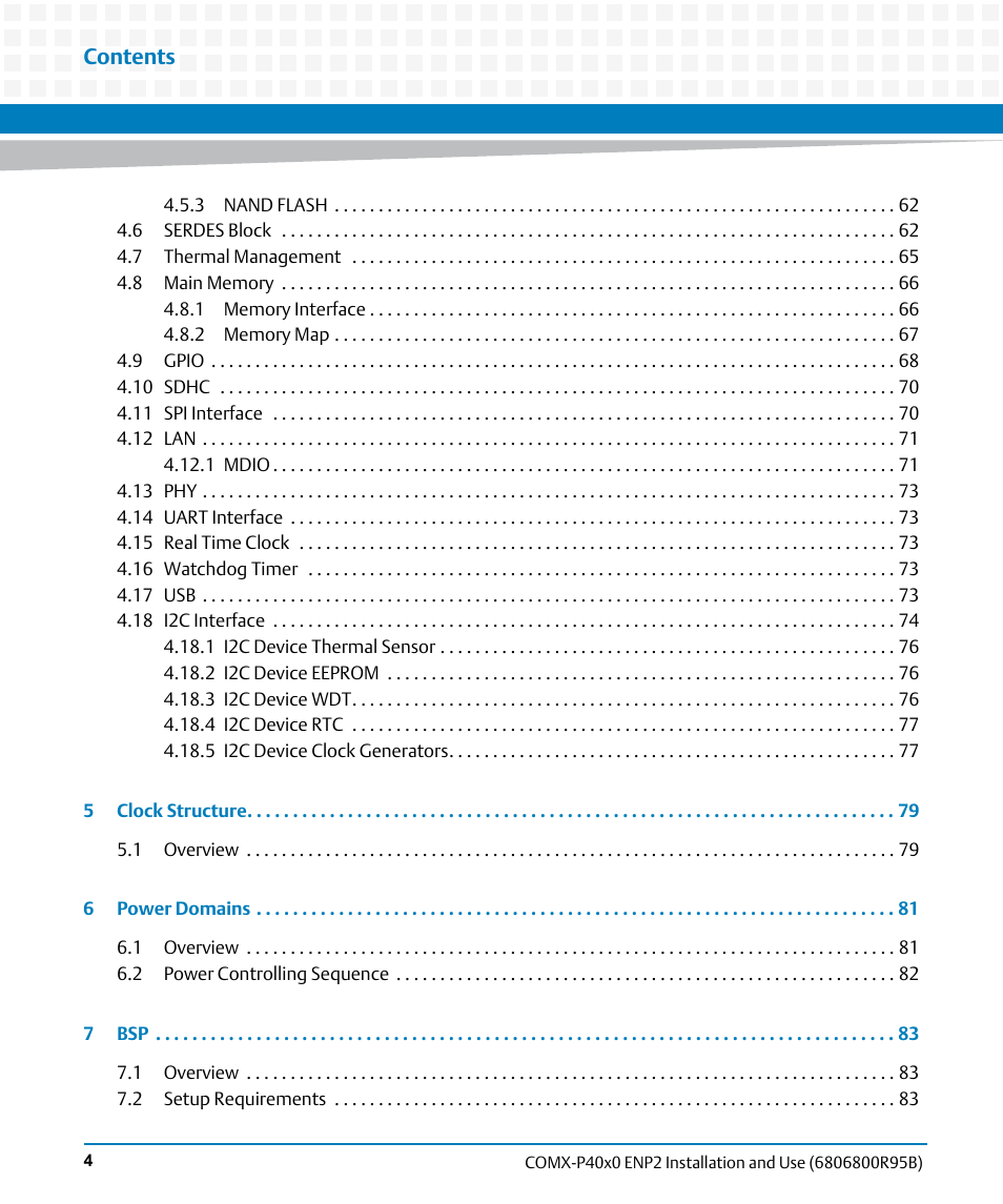 Artesyn COMX-P40x0 ENP2 Installation and Use (August 2014) User Manual | Page 4 / 130