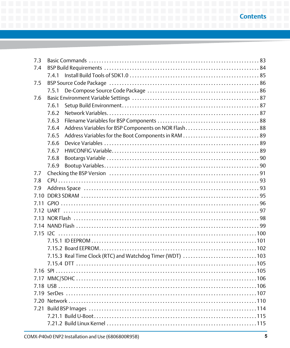 Artesyn COMX-P40x0 ENP2 Installation and Use (August 2014) User Manual | Page 5 / 130