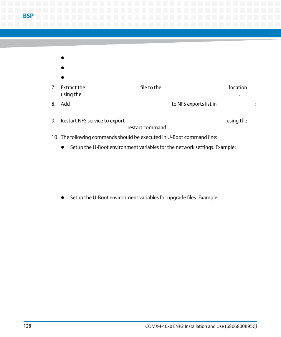 Artesyn COMX-P40x0 ENP2 Installation and Use (January 2015) User Manual | Page 128 / 140
