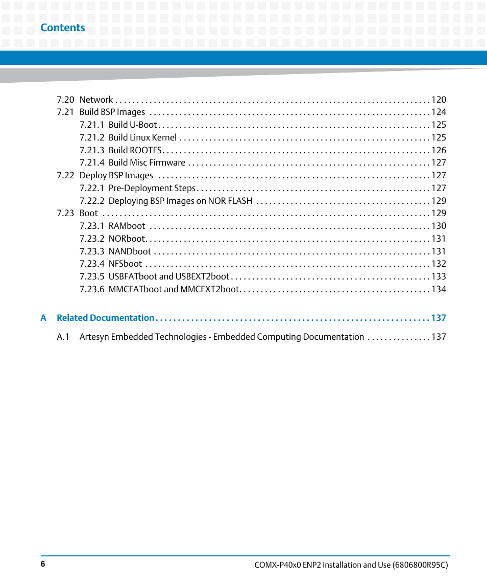 Artesyn COMX-P40x0 ENP2 Installation and Use (January 2015) User Manual | Page 6 / 140