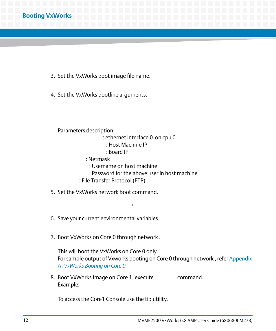 Artesyn MVME2500 VxWorks 6.8 AMP User Guide (August 2014) User Manual | Page 12 / 40