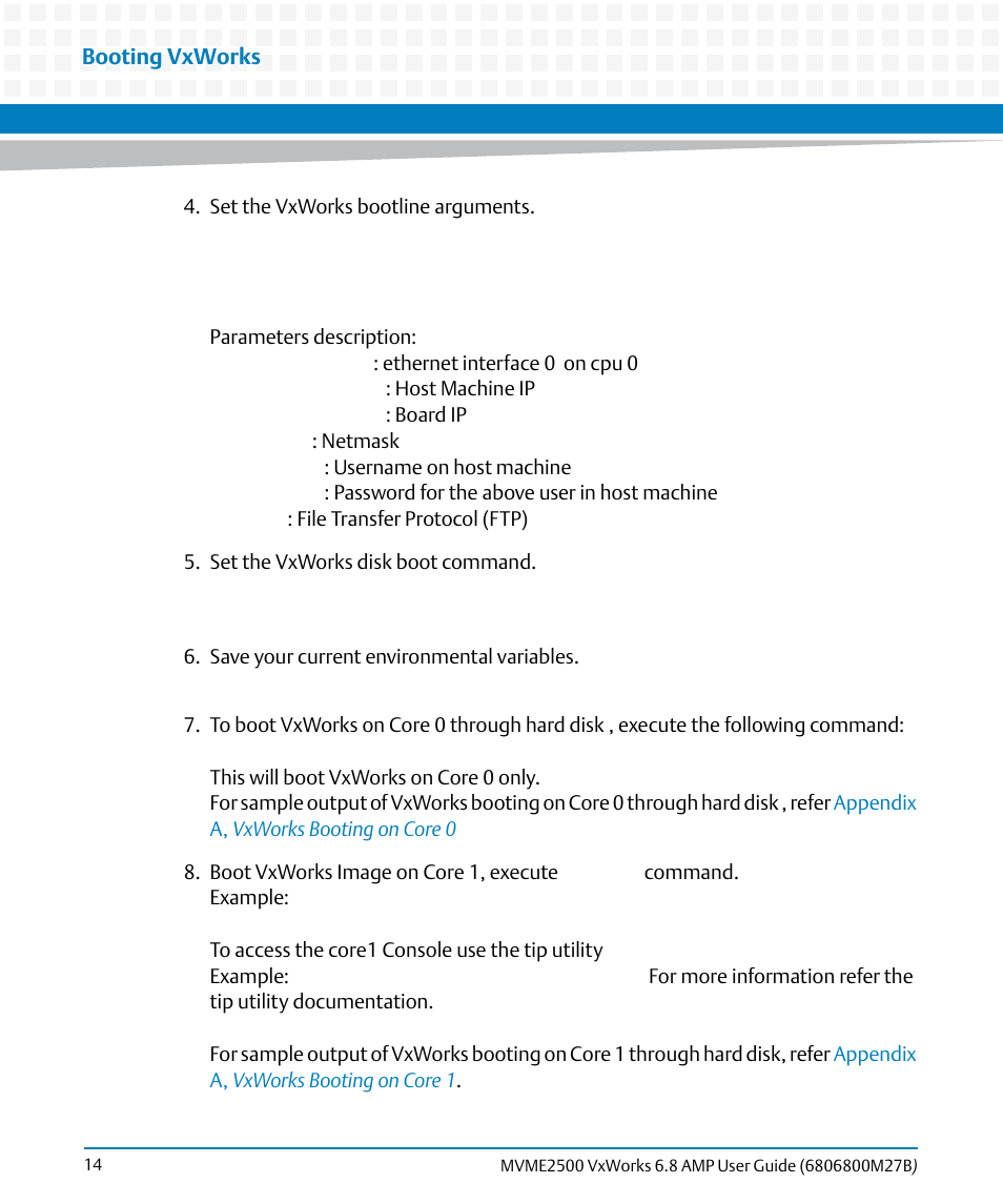 Artesyn MVME2500 VxWorks 6.8 AMP User Guide (August 2014) User Manual | Page 14 / 40