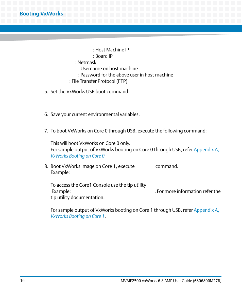 Artesyn MVME2500 VxWorks 6.8 AMP User Guide (August 2014) User Manual | Page 16 / 40