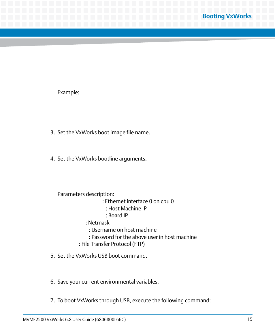 Artesyn MVME2500 VxWorks 6.8 User Guide (April 2014) User Manual | Page 15 / 44