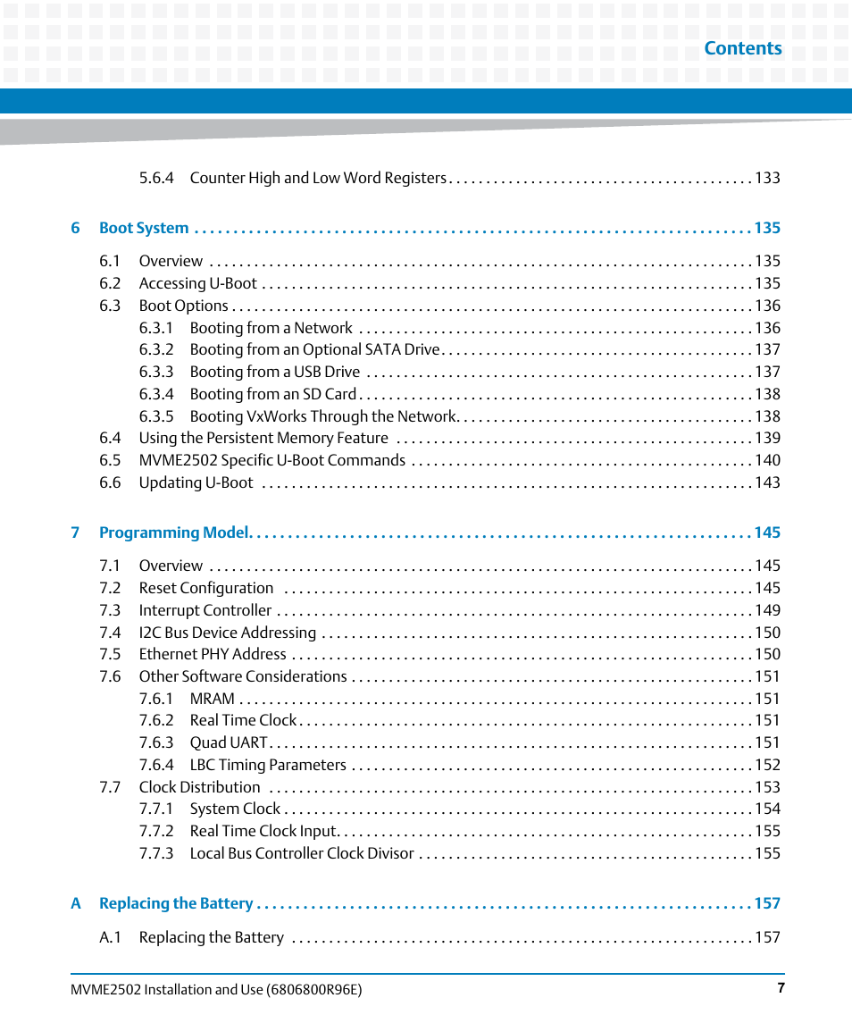 Artesyn MVME2502 Installation and Use (April 2015) User Manual | Page 7 / 166