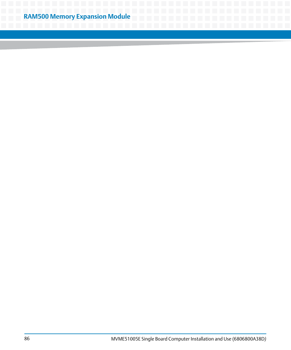 Artesyn MVME51005E SBC Installation and Use (July 2014) User Manual | Page 84 / 150