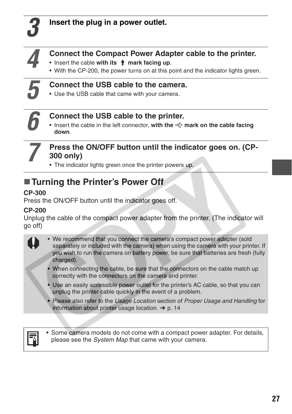 Canon CP200 User Manual | Page 28 / 53