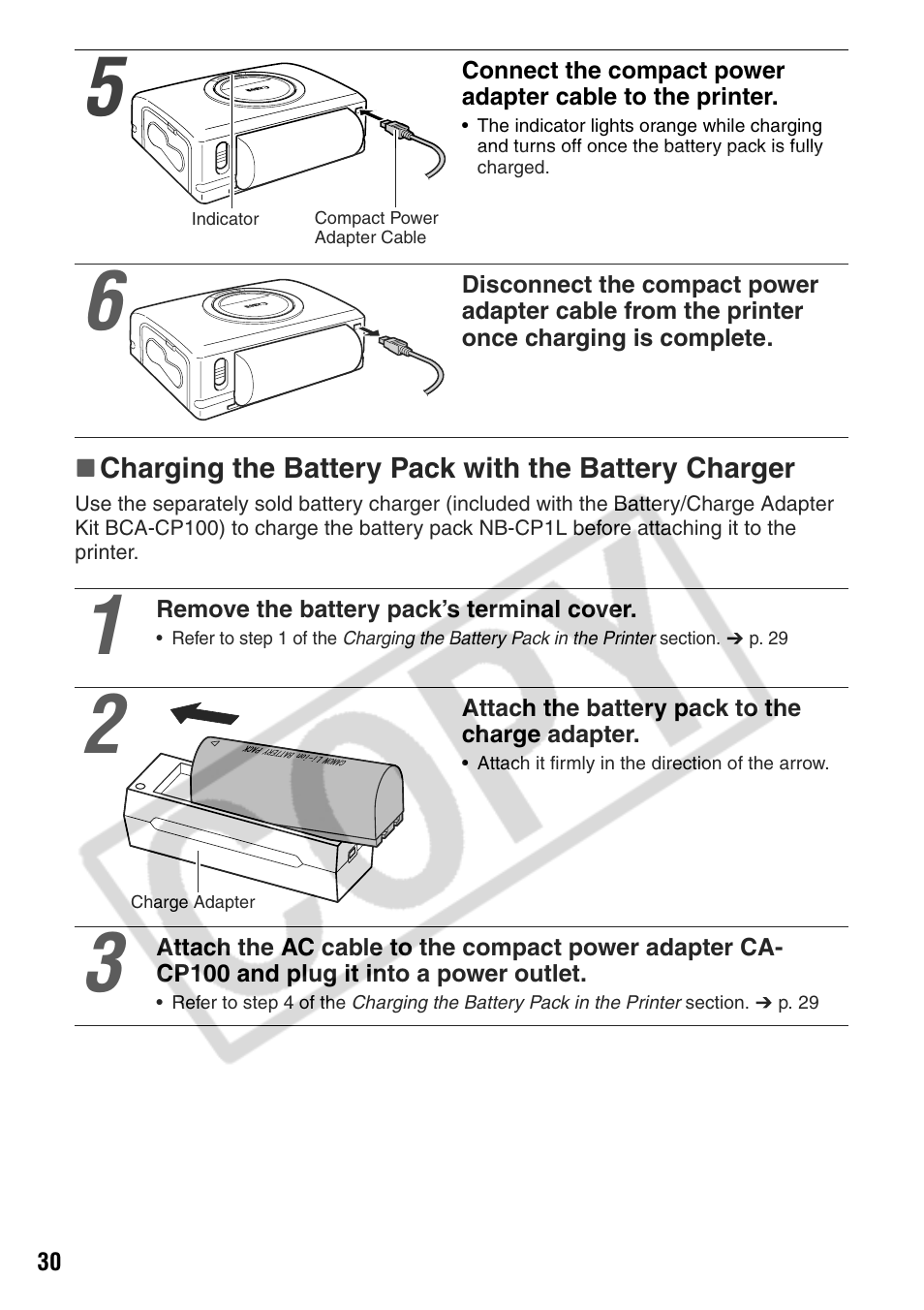 Canon CP200 User Manual | Page 31 / 53