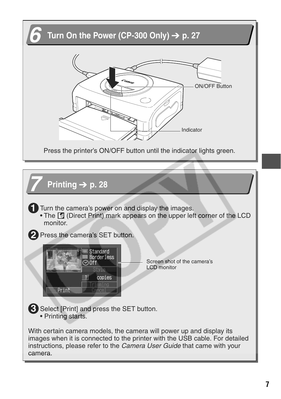 Canon CP200 User Manual | Page 8 / 53