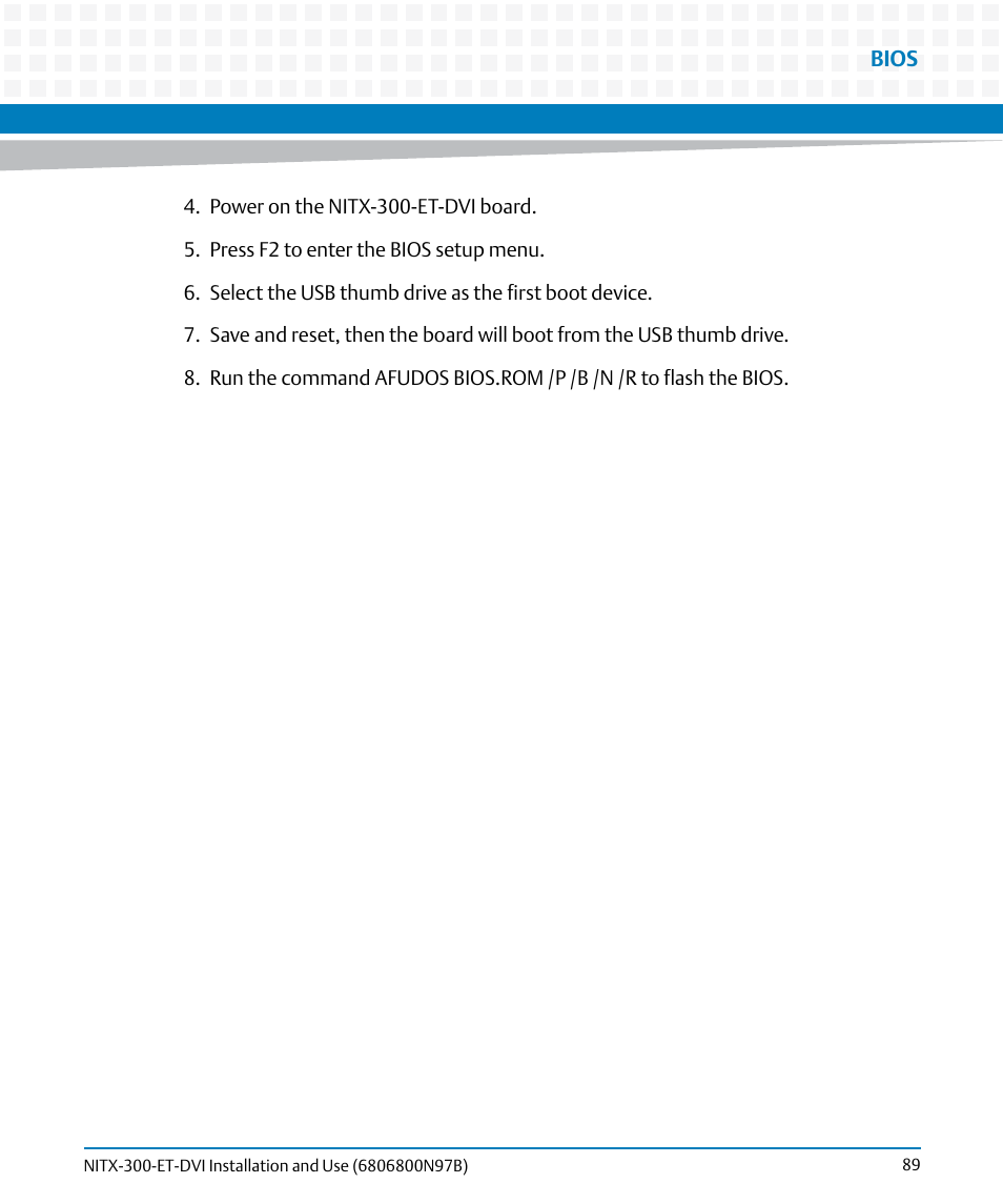 Artesyn NITX-300-ET-DVI Installation and Use (August 2014) User Manual | Page 89 / 108