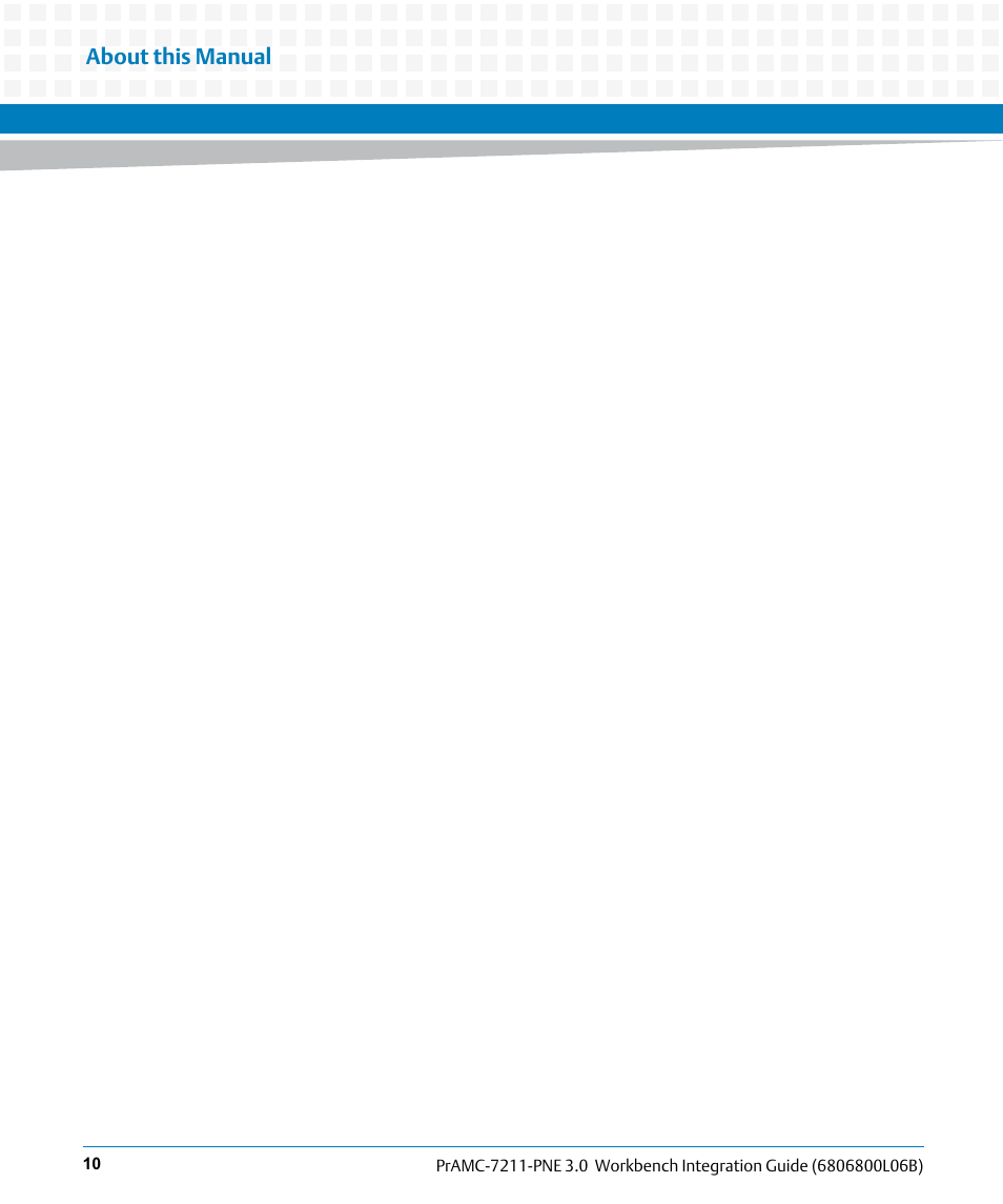 Artesyn PrAMC-7211-PNE 3.0 Workbench Integration Guide (June 2014) User Manual | Page 10 / 36