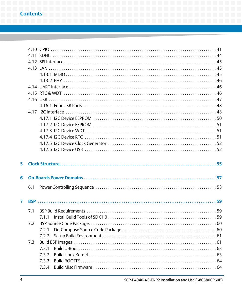 Artesyn SCP-P4040-4G-ENP2 Installation and Use (August 2014) User Manual | Page 4 / 74