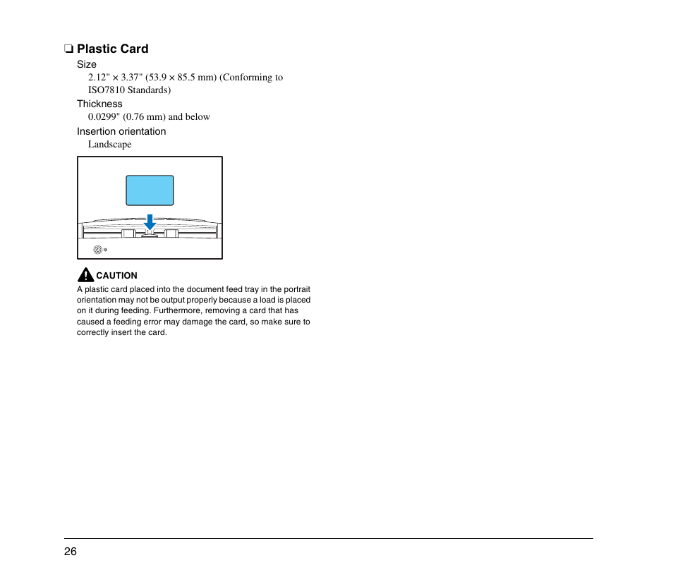 Plastic card | Canon 220EP User Manual | Page 30 / 44