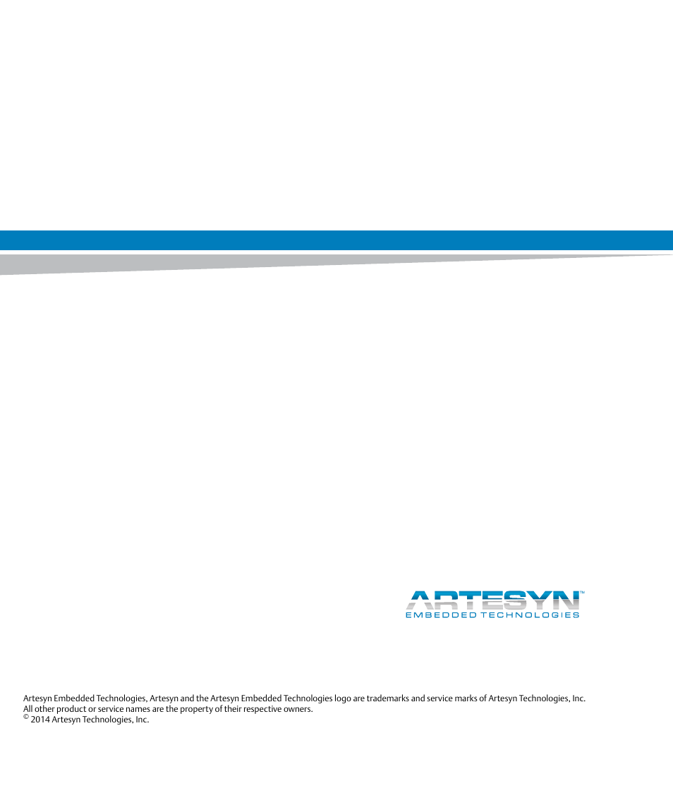 Artesyn System Services Framework Installation and Use (February 2014) User Manual | Page 88 / 88
