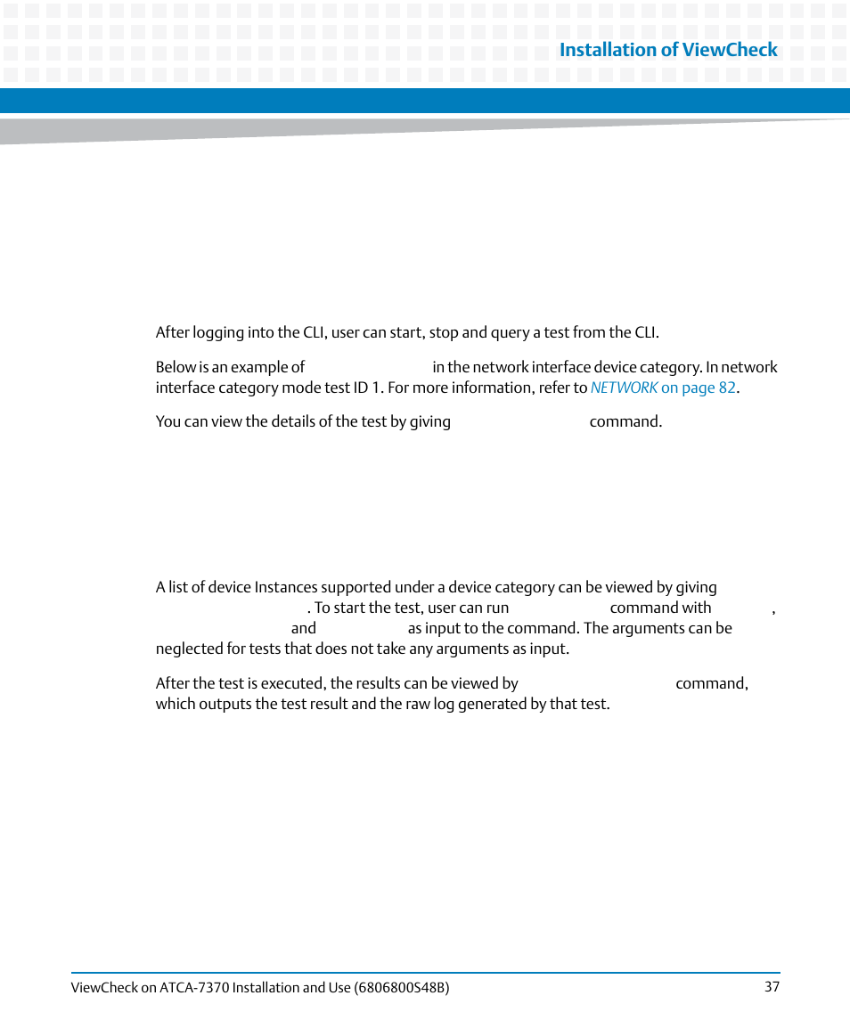 Installation of viewcheck | Artesyn ViewCheck on ATCA-7370 Installation and Use (April 2014) User Manual | Page 37 / 86