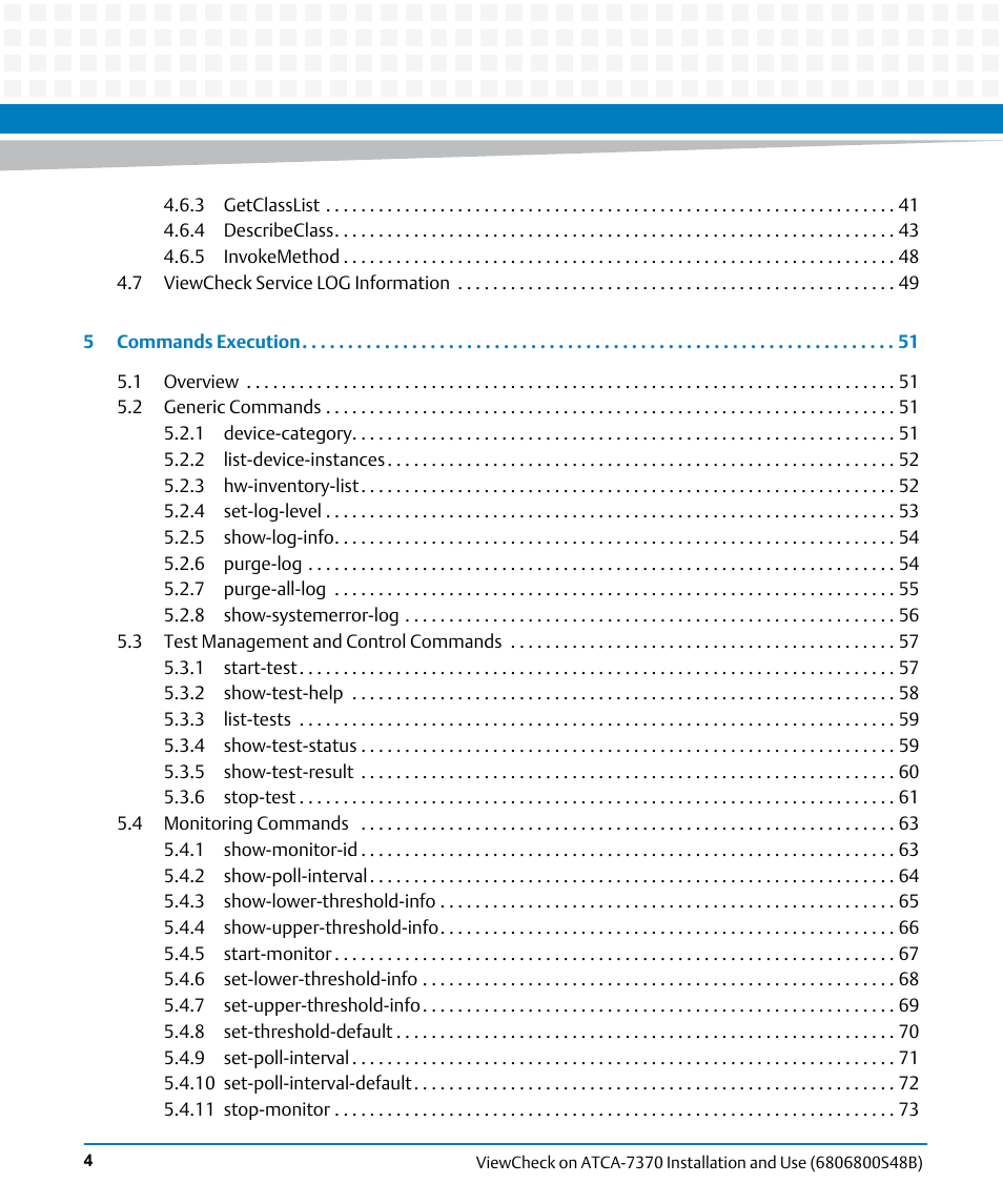 Artesyn ViewCheck on ATCA-7370 Installation and Use (April 2014) User Manual | Page 4 / 86