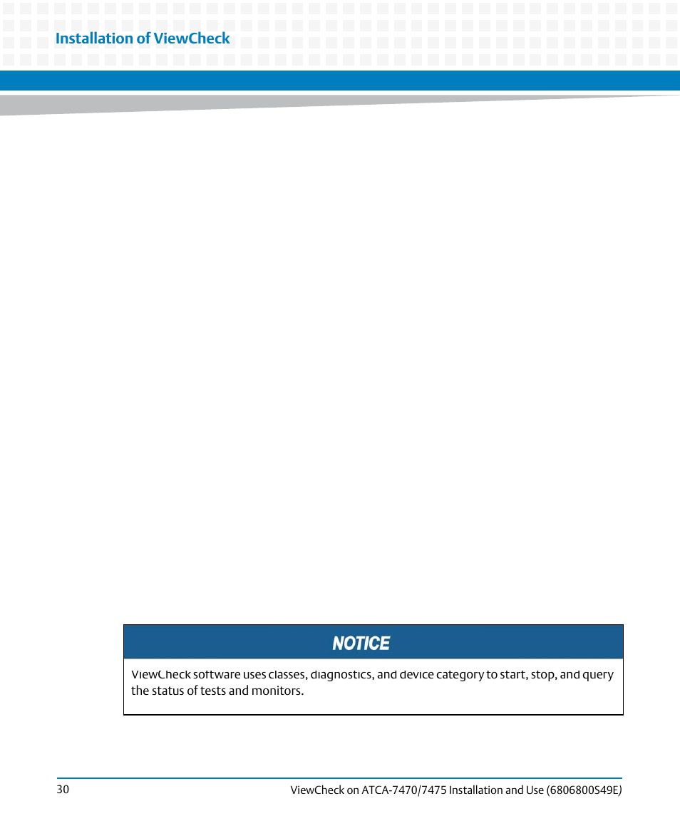 Installation of viewcheck | Artesyn ViewCheck on ATCA-7470/7475 Installation and Use (November 2014) User Manual | Page 30 / 88
