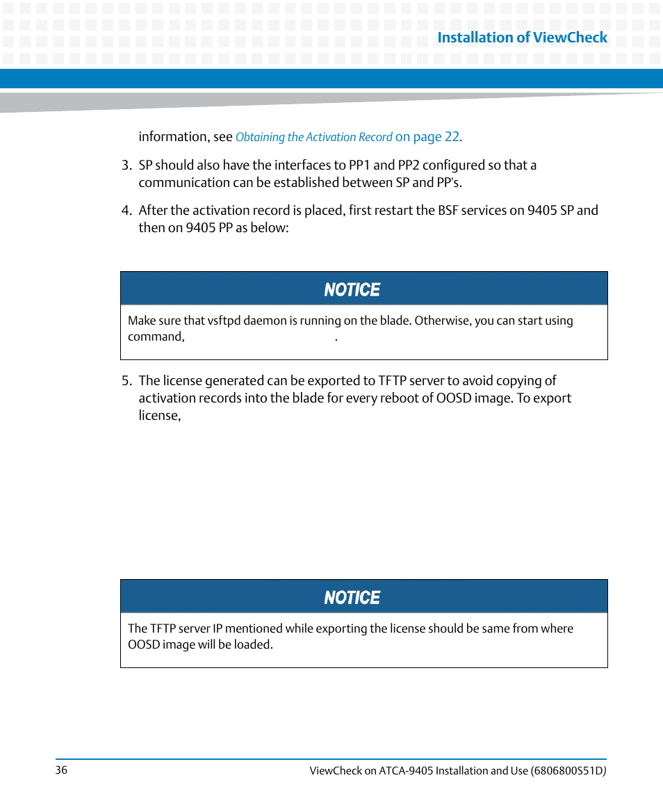 Artesyn ViewCheck on ATCA-9405 Installation and Use (May 2014) User Manual | Page 36 / 96