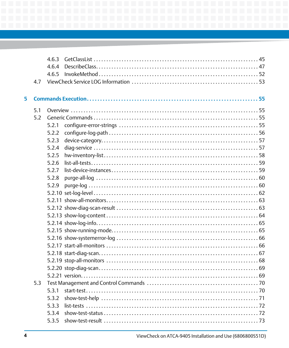 Artesyn ViewCheck on ATCA-9405 Installation and Use (May 2014) User Manual | Page 4 / 96