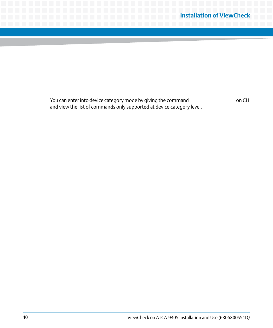 Installation of viewcheck | Artesyn ViewCheck on ATCA-9405 Installation and Use (May 2014) User Manual | Page 40 / 96