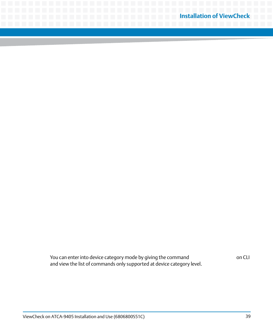 Installation of viewcheck | Artesyn ViewCheck on ATCA-9405 Installation and Use (May 2014) User Manual | Page 39 / 96