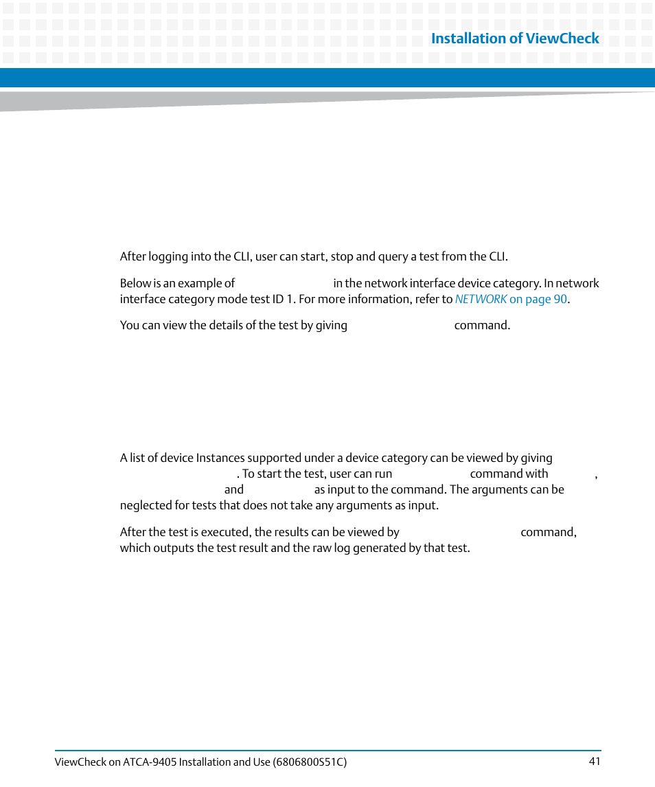 Installation of viewcheck | Artesyn ViewCheck on ATCA-9405 Installation and Use (May 2014) User Manual | Page 41 / 96