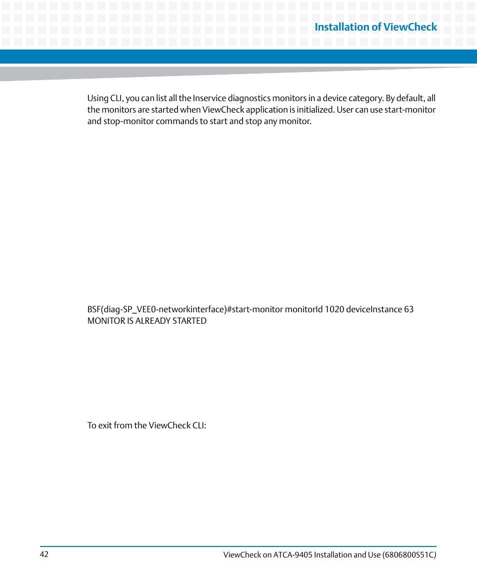 Installation of viewcheck | Artesyn ViewCheck on ATCA-9405 Installation and Use (May 2014) User Manual | Page 42 / 96