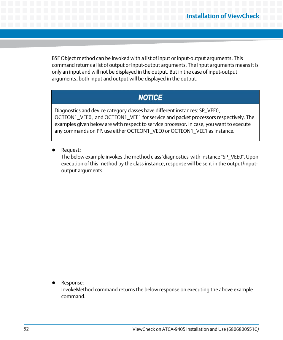 Installation of viewcheck | Artesyn ViewCheck on ATCA-9405 Installation and Use (May 2014) User Manual | Page 52 / 96