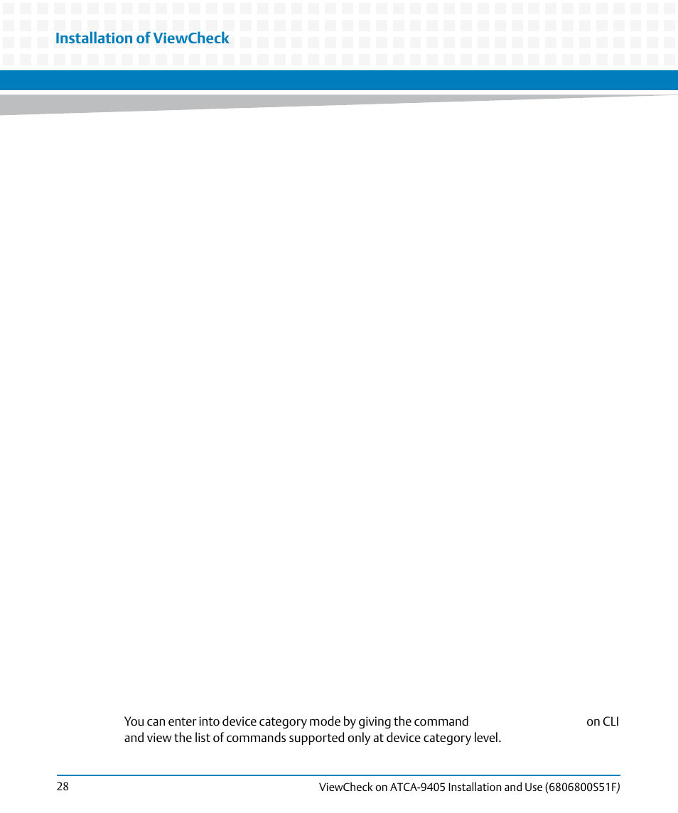 Installation of viewcheck | Artesyn ViewCheck on ATCA-9405 Installation and Use (November 2014) User Manual | Page 28 / 88