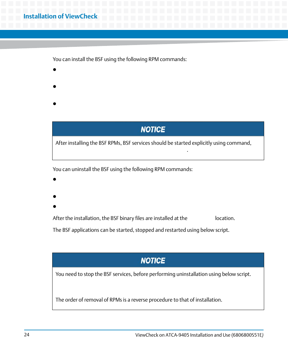 Installation of viewcheck | Artesyn ViewCheck on ATCA-9405 Installation and Use (September 2014) User Manual | Page 24 / 90
