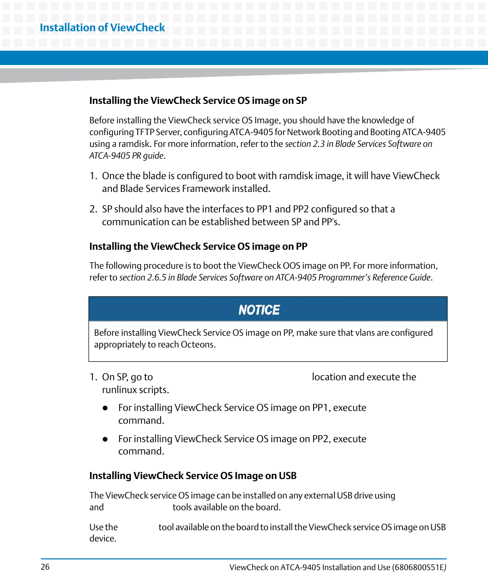 Artesyn ViewCheck on ATCA-9405 Installation and Use (September 2014) User Manual | Page 26 / 90