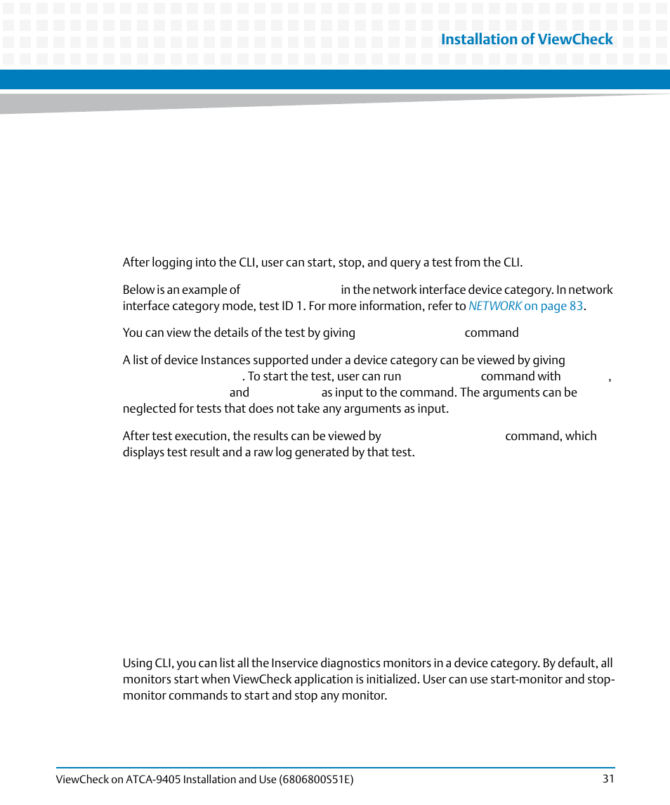 Installation of viewcheck | Artesyn ViewCheck on ATCA-9405 Installation and Use (September 2014) User Manual | Page 31 / 90