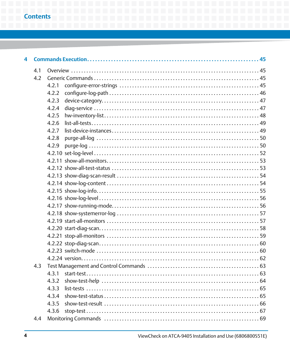 Artesyn ViewCheck on ATCA-9405 Installation and Use (September 2014) User Manual | Page 4 / 90