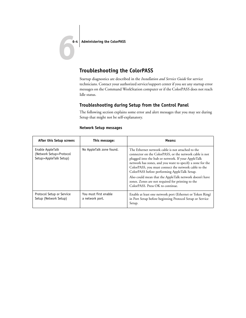 Troubleshooting the colorpass | Canon Z5000 User Manual | Page 146 / 168