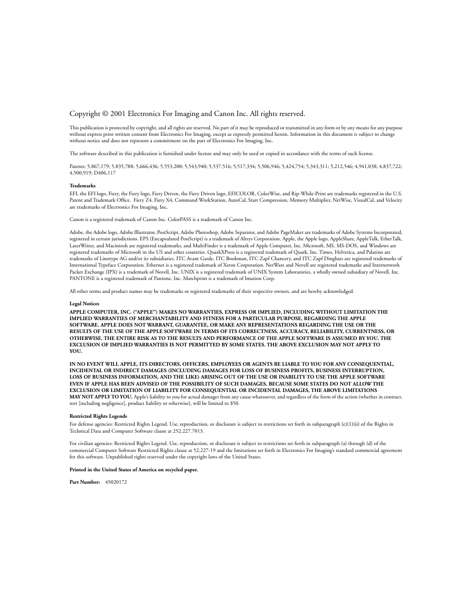 Canon Z5000 User Manual | Page 3 / 168