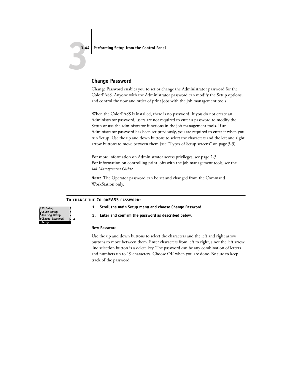 Change password | Canon Z5000 User Manual | Page 80 / 168