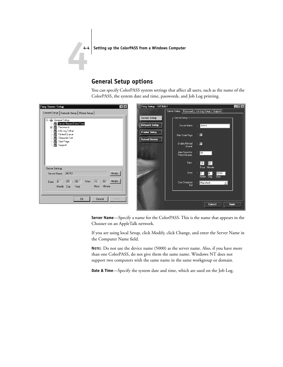 General setup options | Canon Z5000 User Manual | Page 88 / 168