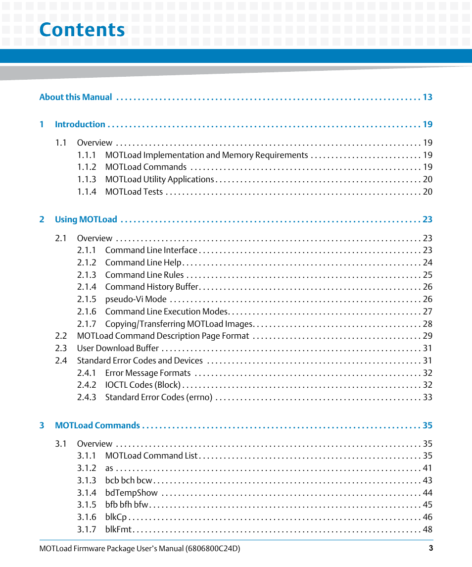 Artesyn MOTLoad Firmware Package User's Manual (February 2015) User Manual | Page 3 / 282
