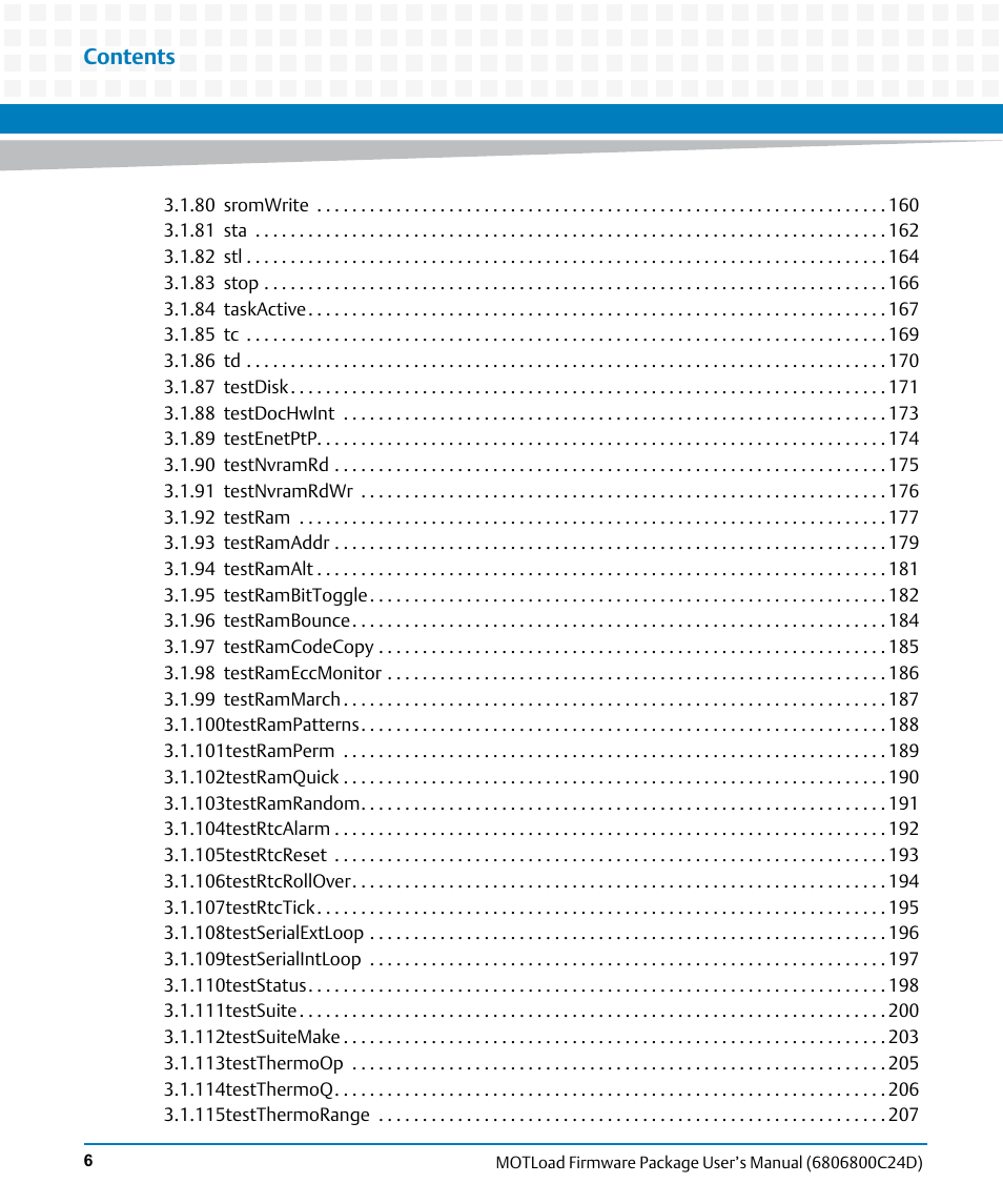 Artesyn MOTLoad Firmware Package User's Manual (February 2015) User Manual | Page 6 / 282