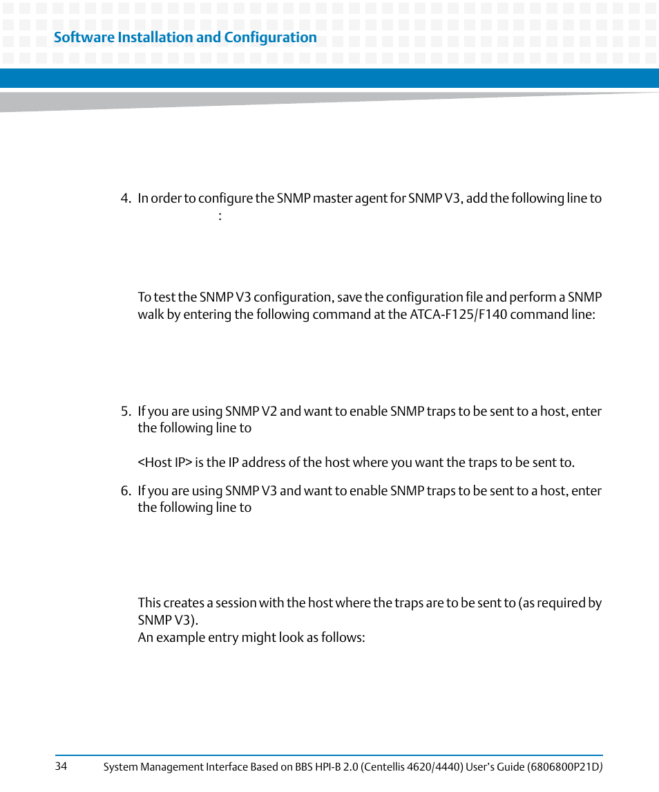 Software installation and configuration | Artesyn System Management Interface Based on HPI-B 2.0(Centellis 4620/4440) User's Guide (June 2014) User Manual | Page 34 / 94