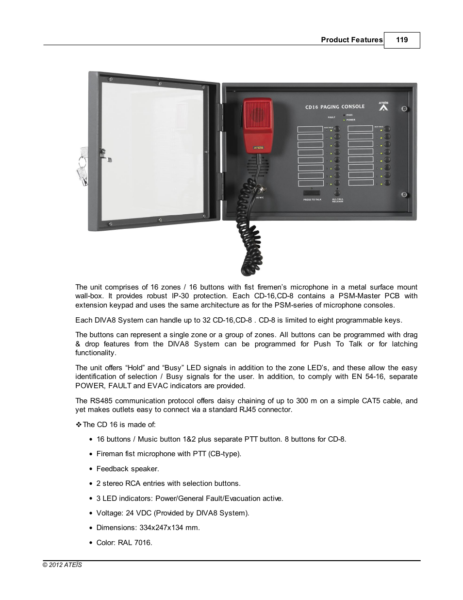 ATEIS DIVA8G2 User Manual | Page 119 / 277