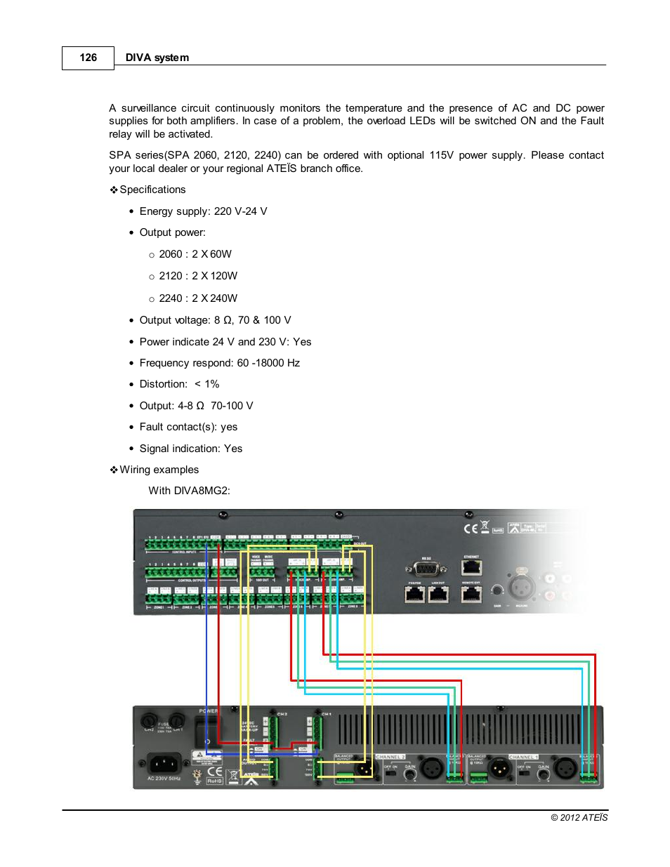 ATEIS DIVA8G2 User Manual | Page 126 / 277