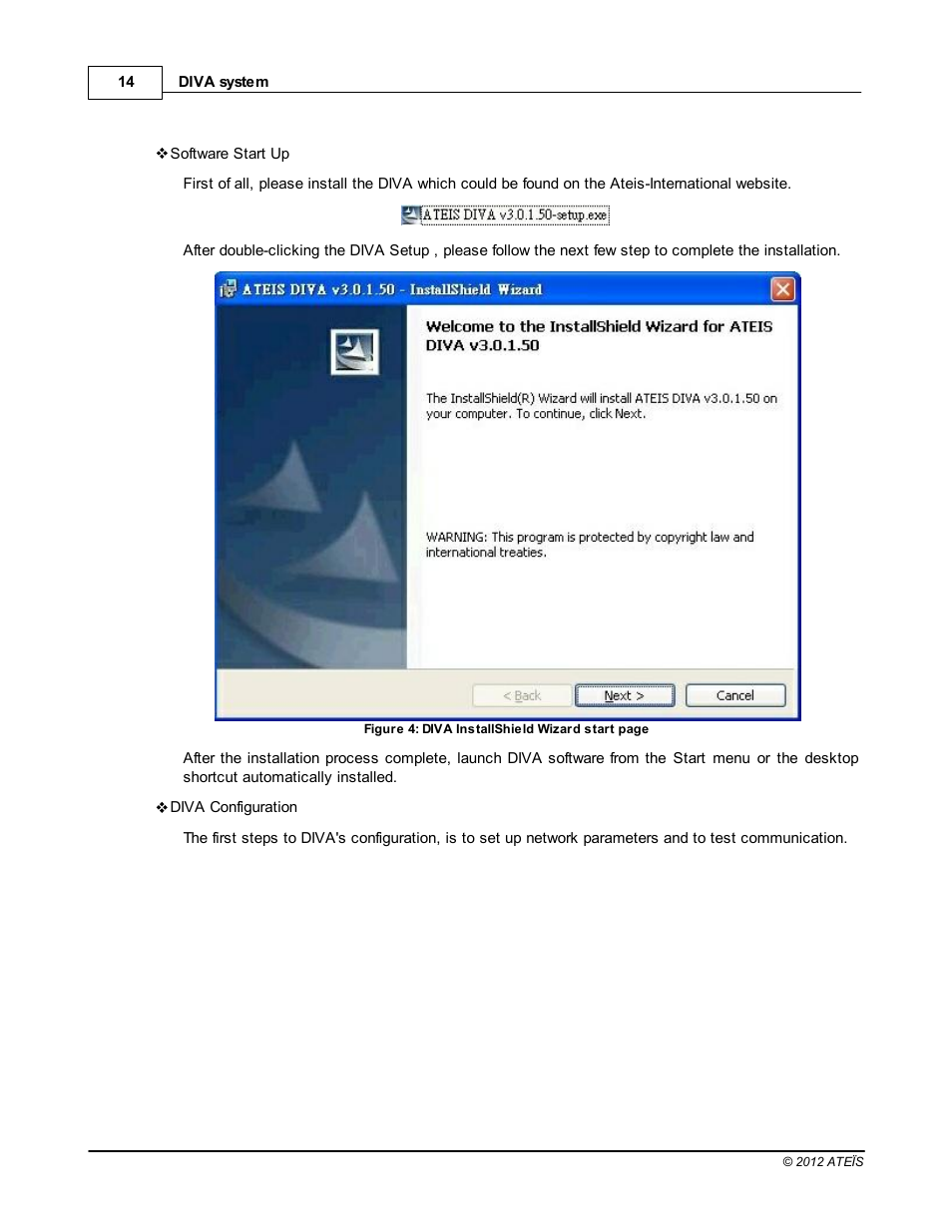 ATEIS DIVA8G2 User Manual | Page 14 / 277