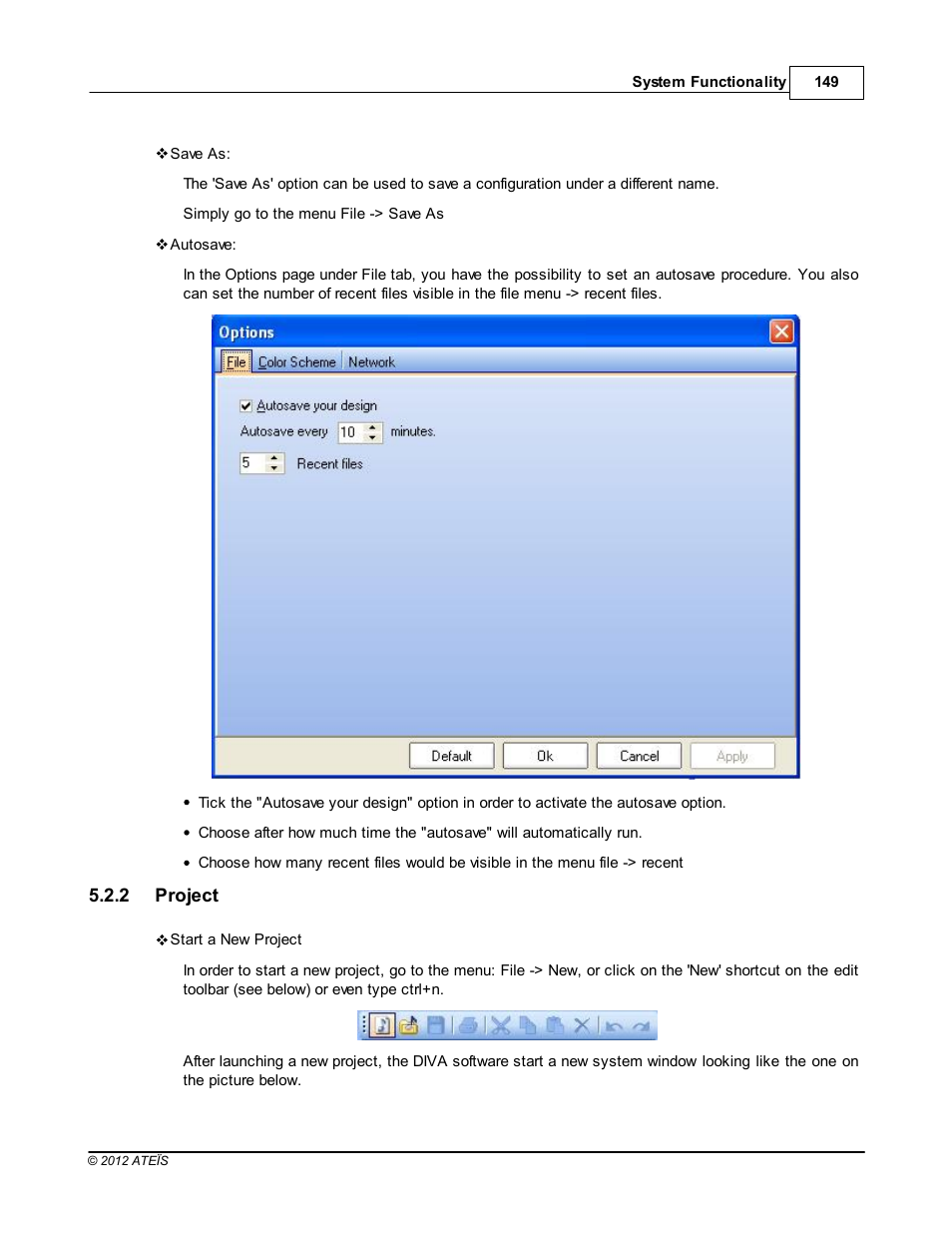 Project | ATEIS DIVA8G2 User Manual | Page 149 / 277
