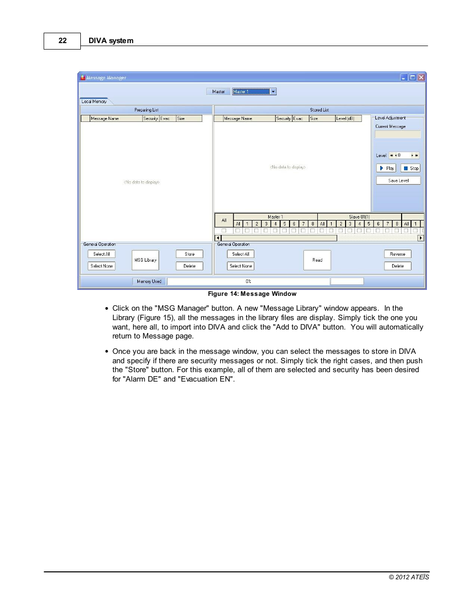ATEIS DIVA8G2 User Manual | Page 22 / 277