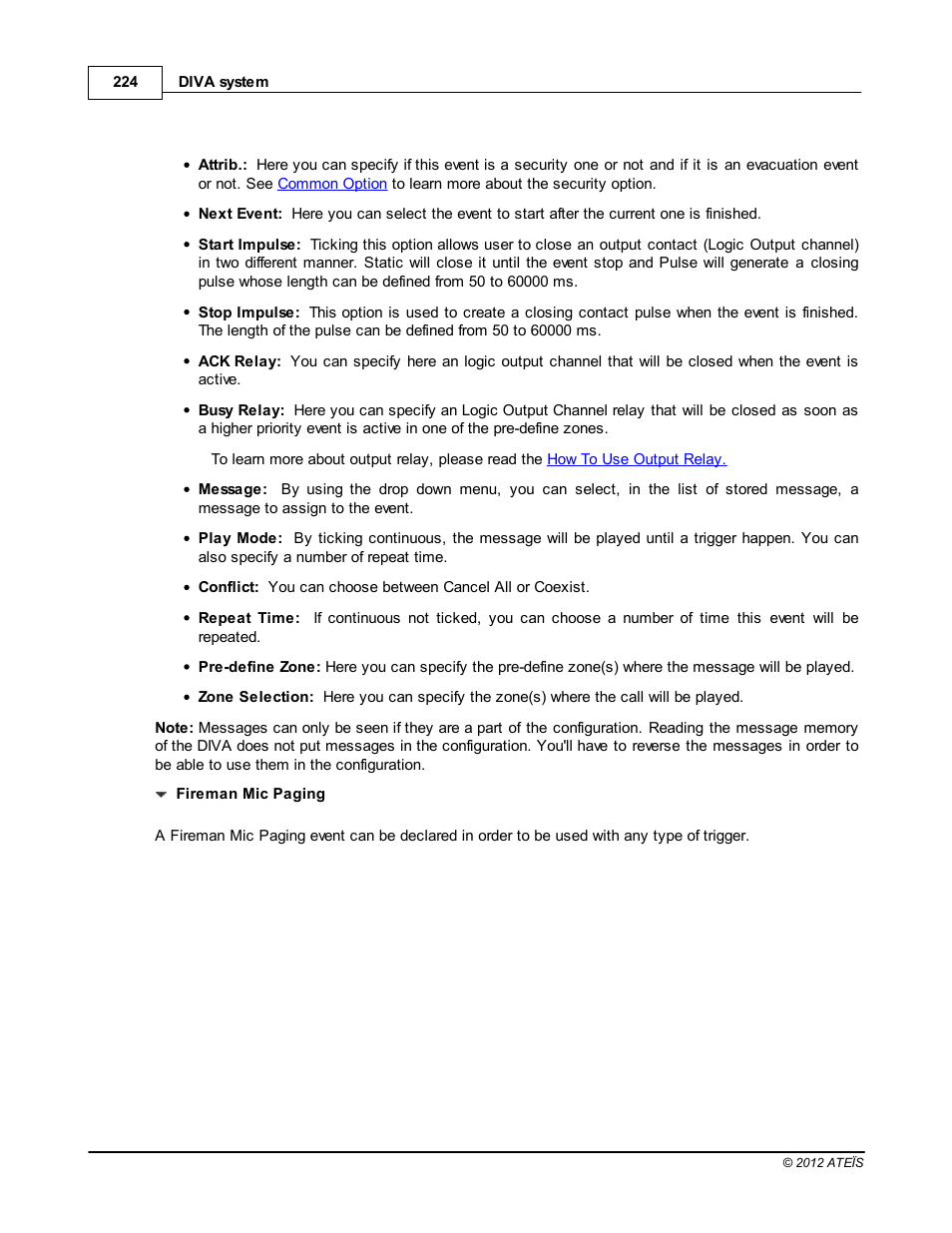ATEIS DIVA8G2 User Manual | Page 224 / 277
