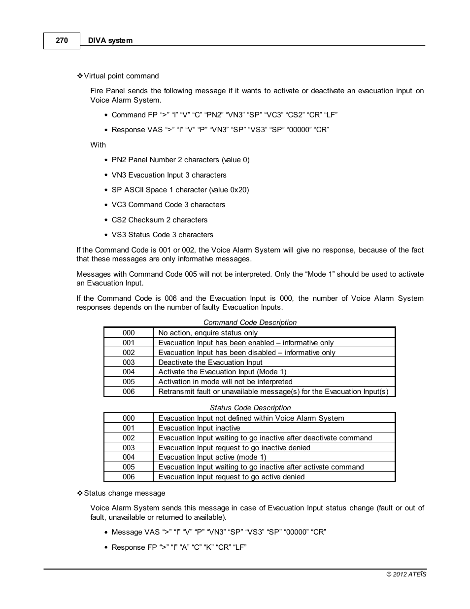 ATEIS DIVA8G2 User Manual | Page 270 / 277